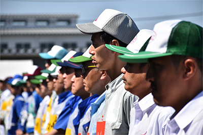 5th Driving Skills Competition held in May 2019 At Hokuriku Branch (Imizu City, Toyama) of CHUETSUTEC Co., Ltd. used as a venue