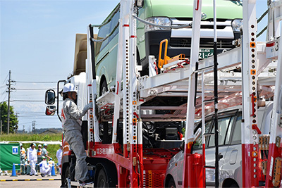 5th Driving Skills Competition held in May 2019 At Hokuriku Branch (Imizu City, Toyama) of CHUETSUTEC Co., Ltd. used as a venue